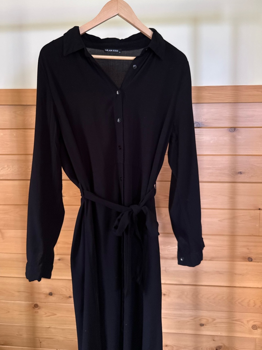 Milan Kiss Collared Maxi Dress